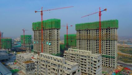 山西路橋丹河新城房地產開發丹河藍灣項目陸續封頂